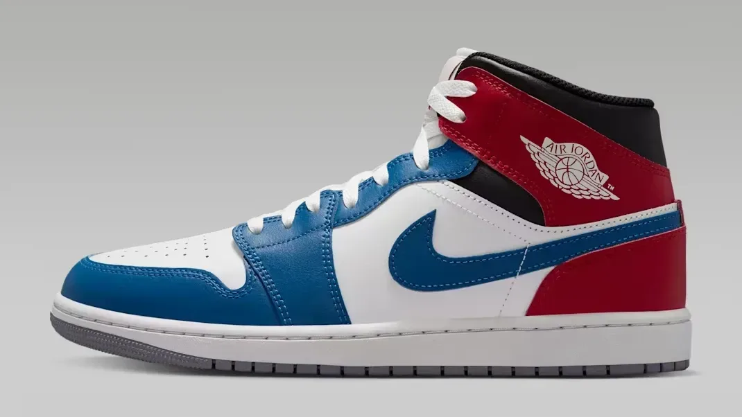 Air Jordan 1 Mid Team USA True Blue Varsity Red Black Summit White Release Date Info and Where to Buy