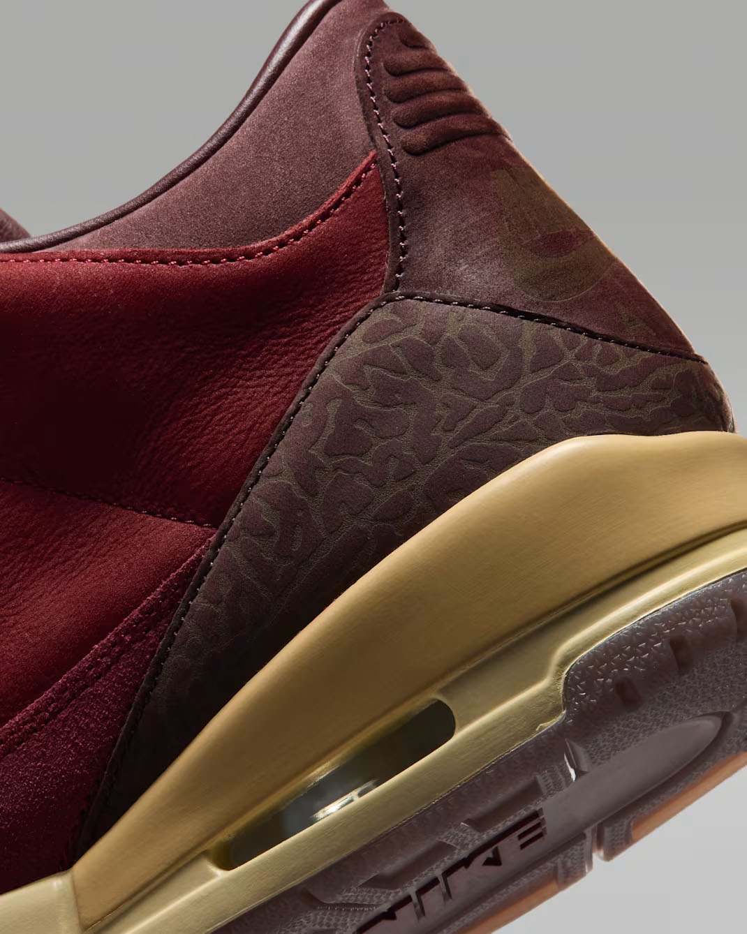 Air Jordan 3 BIN 23 Heel Close Up View