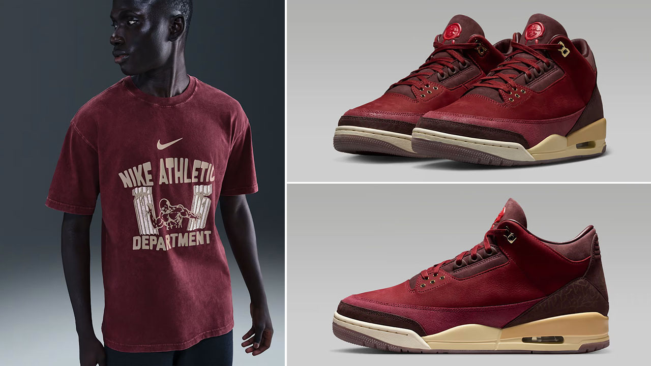 Air Jordan 3 BIN 23 x Nike Men’s Max90 T-Shirt Outfit to Match Sneakers