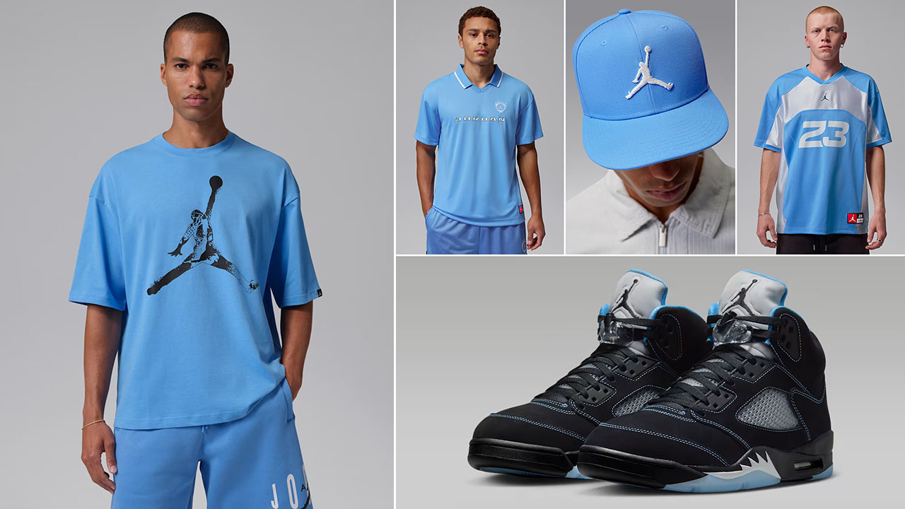 Air Jordan 5 Black University Blue 2026 Outfits to Match the Sneakers