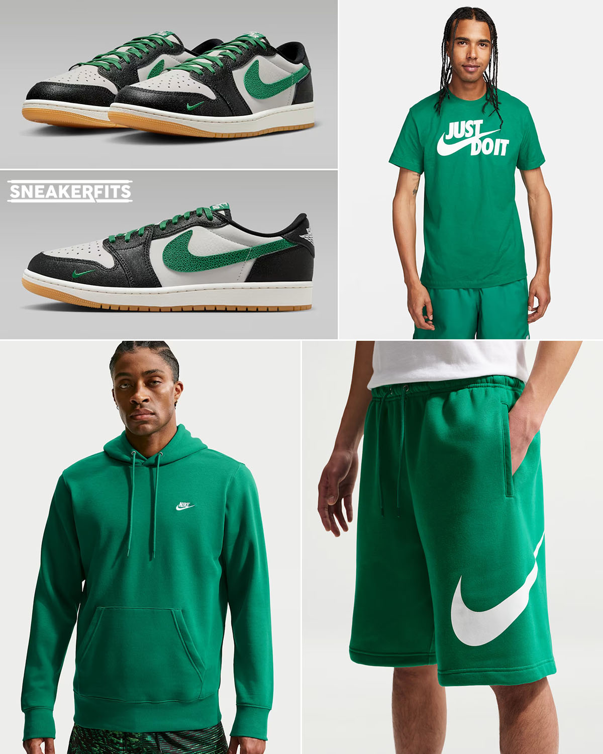 Air jordan 1 Low OG Pine Green Nike Clothing Outfits to Match
