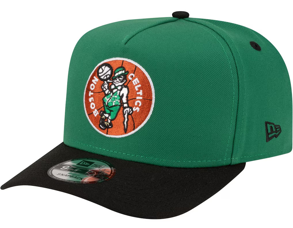 Boston Celtics New Era 80s Throwback A-Frame 9FIFTY Snapback Hat