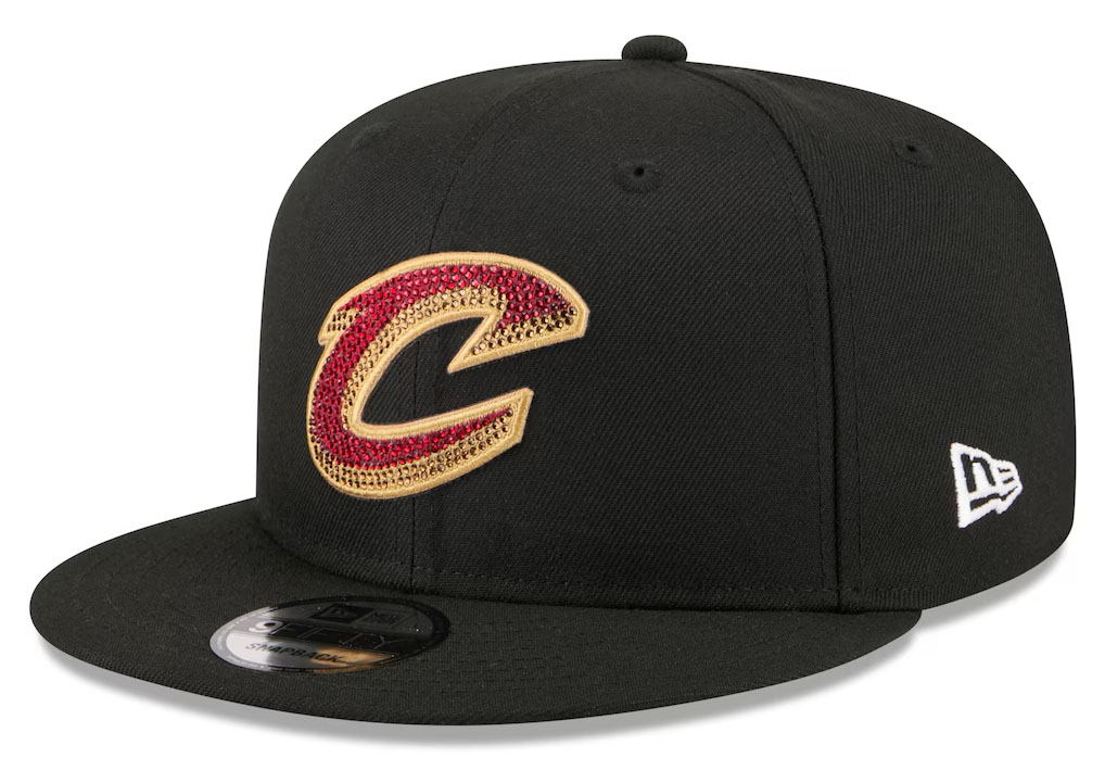 Cleveland Cavaliers New Era 2026 NBA Draft Crystal 9FIFTY Snapback Hat Black