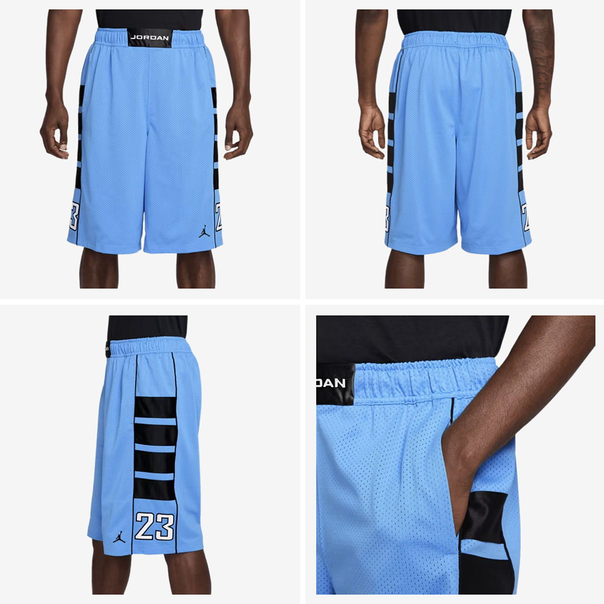 Jordan Brooklyn Cat Scratch Men's Mesh Shorts University Blue