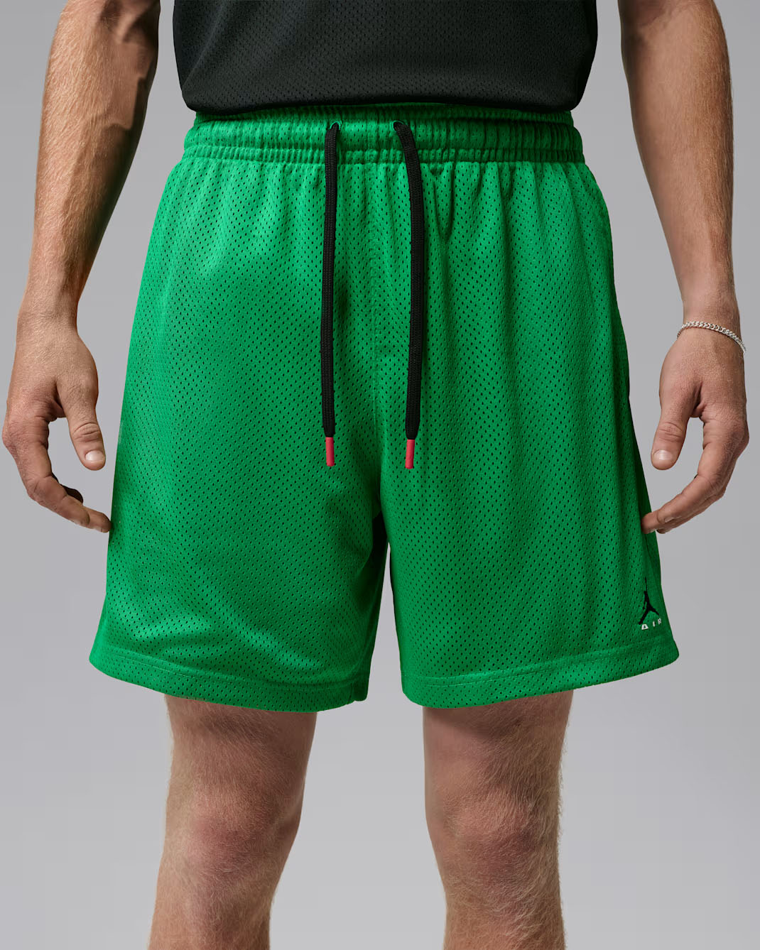 Jordan Brooklyn Men's Mesh Shorts Lucky Green 1