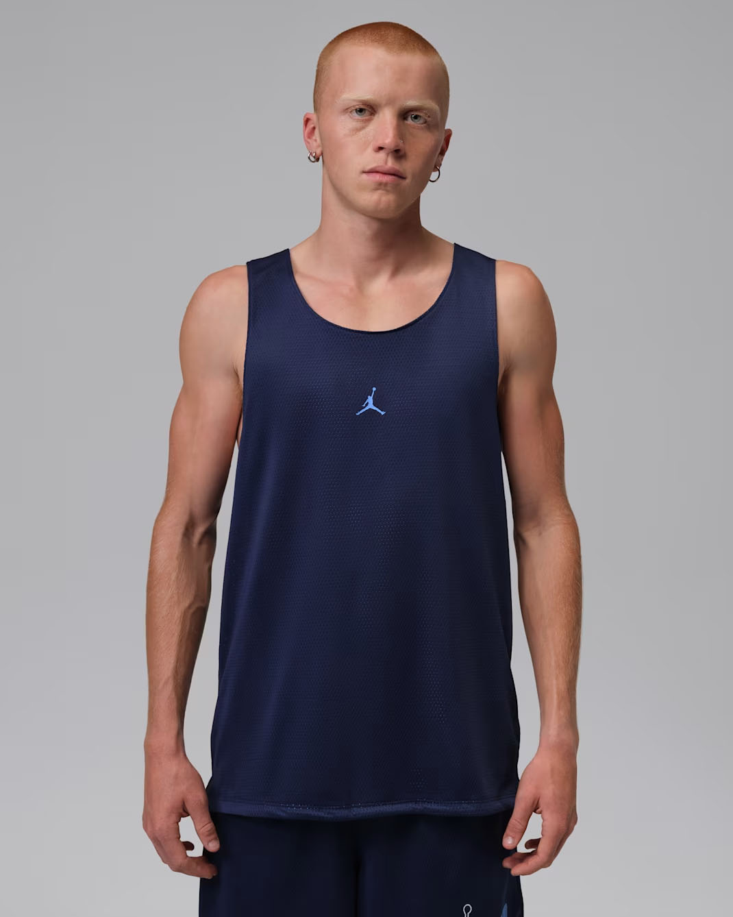Jordan Sport Men's Reversible Jersey Midnight Navy University Blue