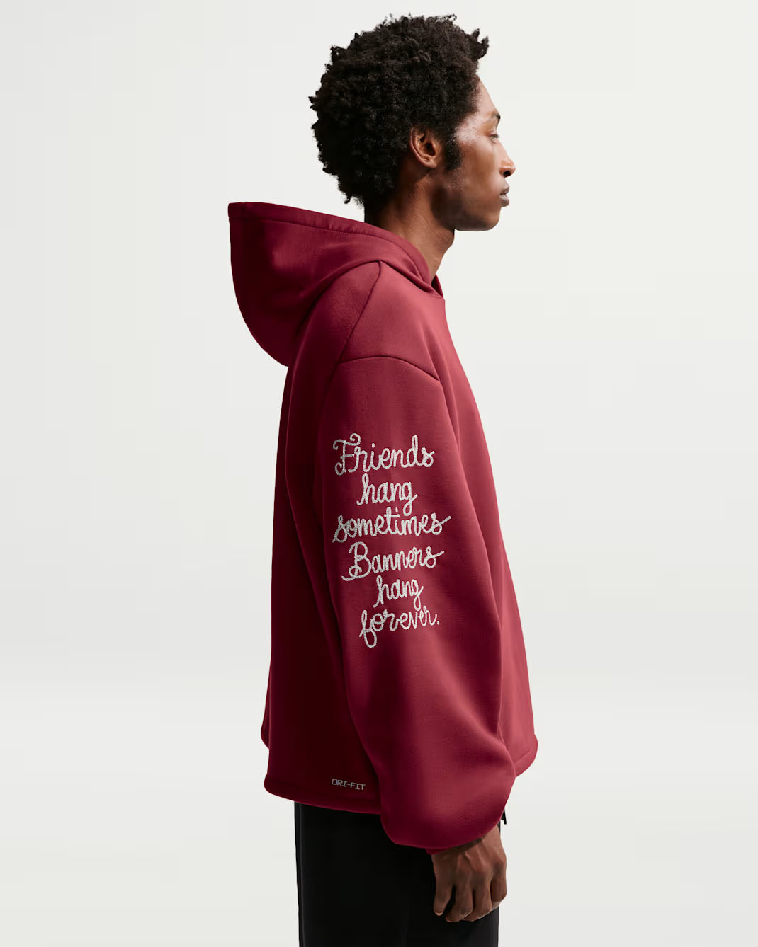 Kobe Men's Dri-FIT Fleece Pullover Basketball Hoodie Team Red 2