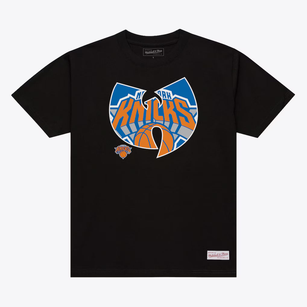 New York Knicks x Wu-Tang Mitchell & Ness T-Shirt Black