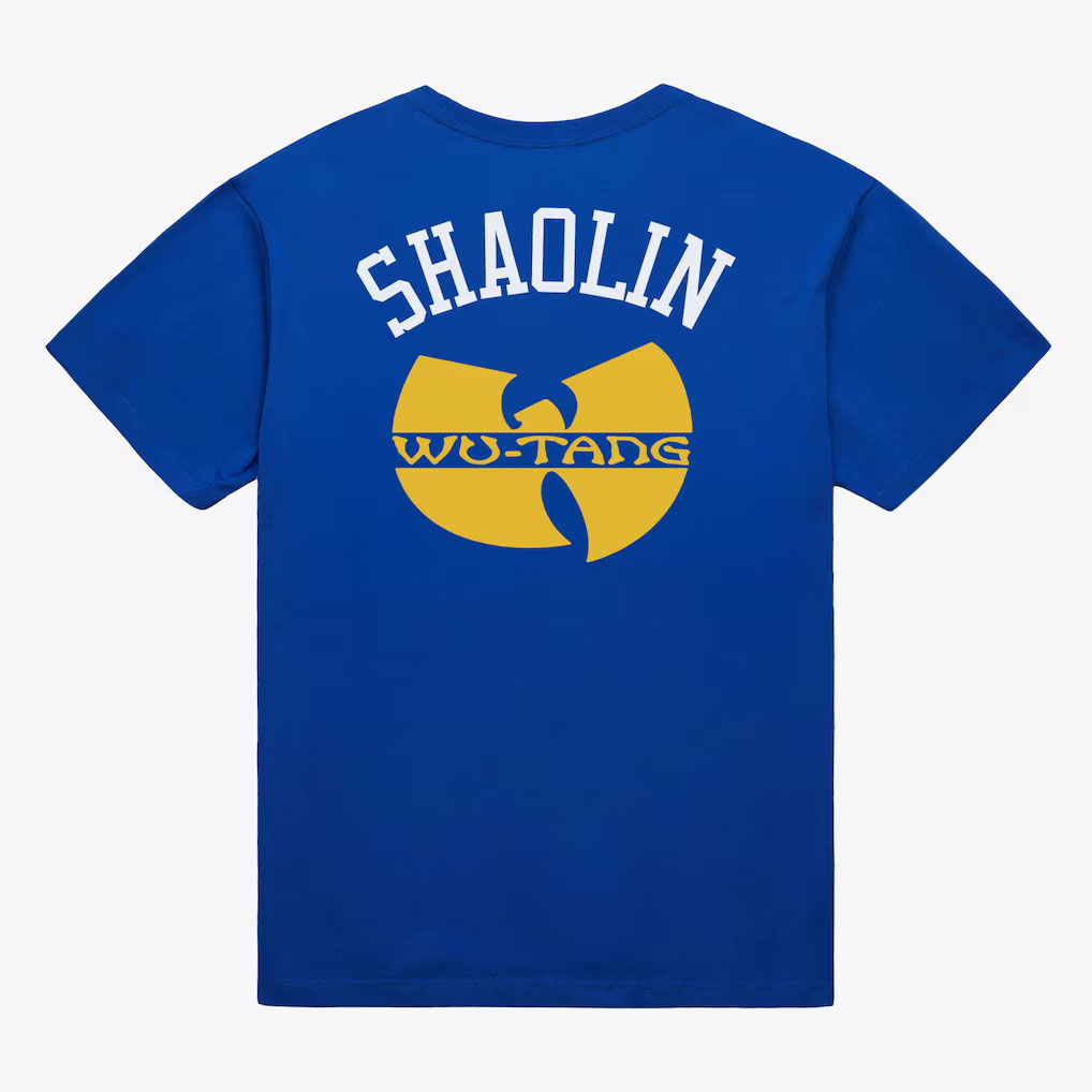 New York Knicks x Wu-Tang Mitchell & Ness Wu York T-Shirt Blue Back