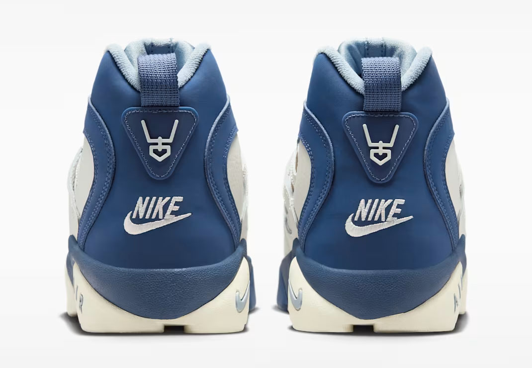 Nike Air Diamond Turf II Blue Grey Royals Back Heel View Official Image