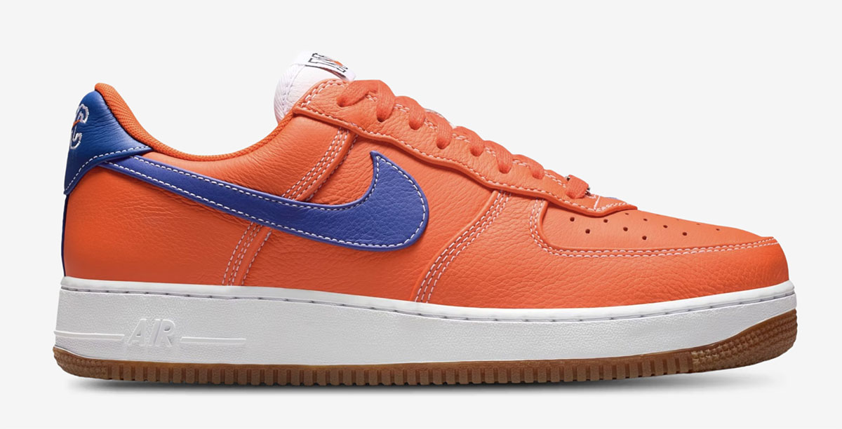 Nike Air Force 1 Low Knicks Medial Side View Official Image