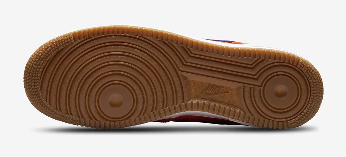 Nike Air Force 1 Low Knicks Outsole Bottom View Official Image