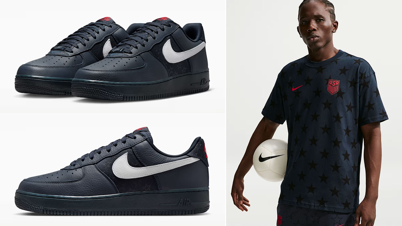 Nike Air Force 1 Low Team USA Away Jersey Outfits
