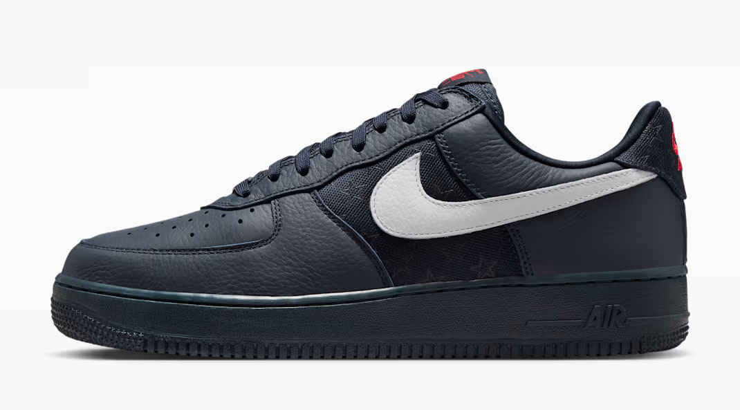 Nike Air Force 1 Low Team USA Away Lateral Side View