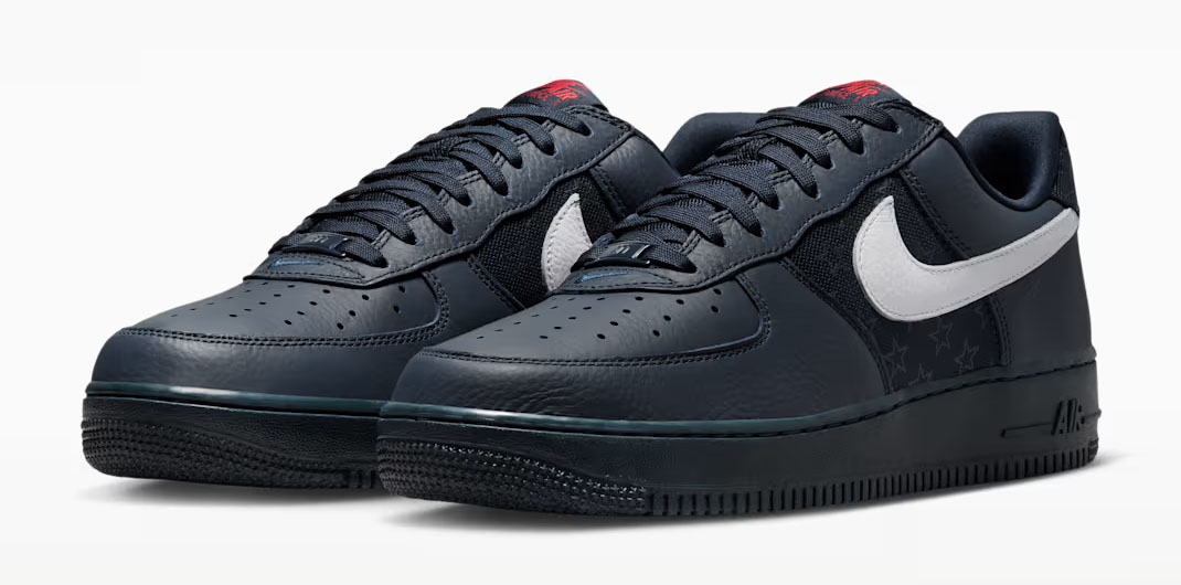 Nike Air Force 1 Low Team USA Away Top Side View