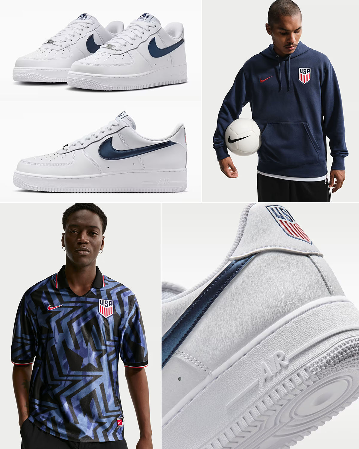 Nike Air Force 1 Low Team USA Outfits to Match