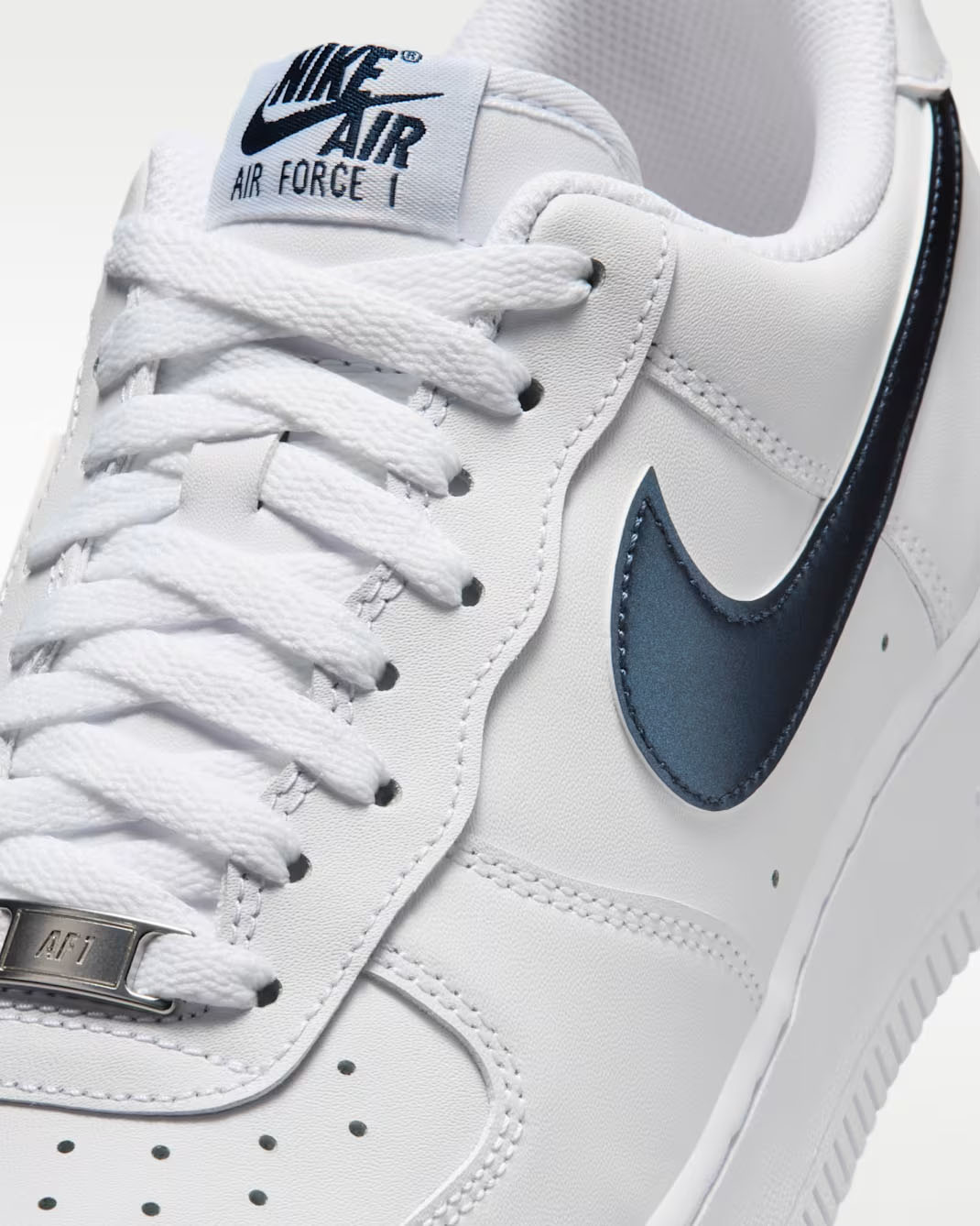 Nike Air Force 1 Low Team USA Top Close Up View