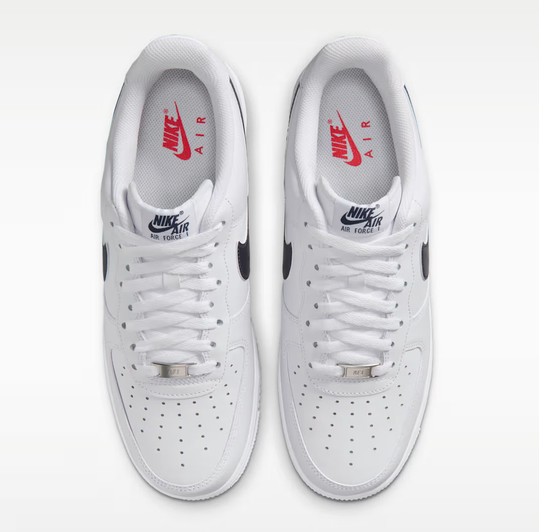 Nike Air Force 1 Low Team USA Top Inside View