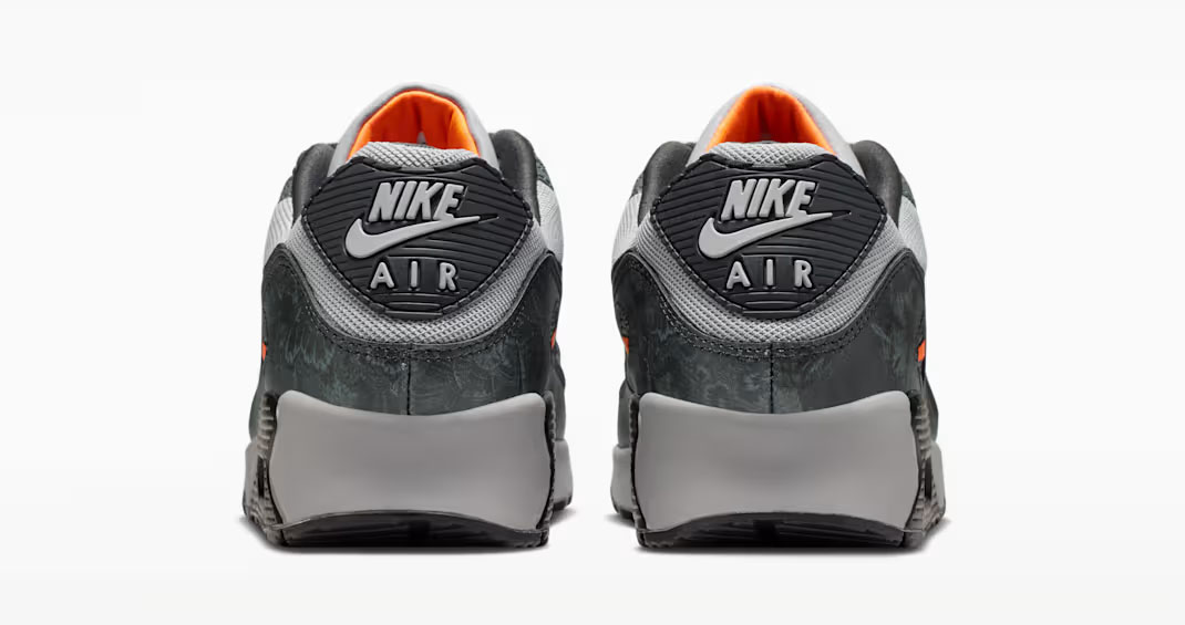 Nike Air Max 90 Hyper Crimson Back Heel View Official Image