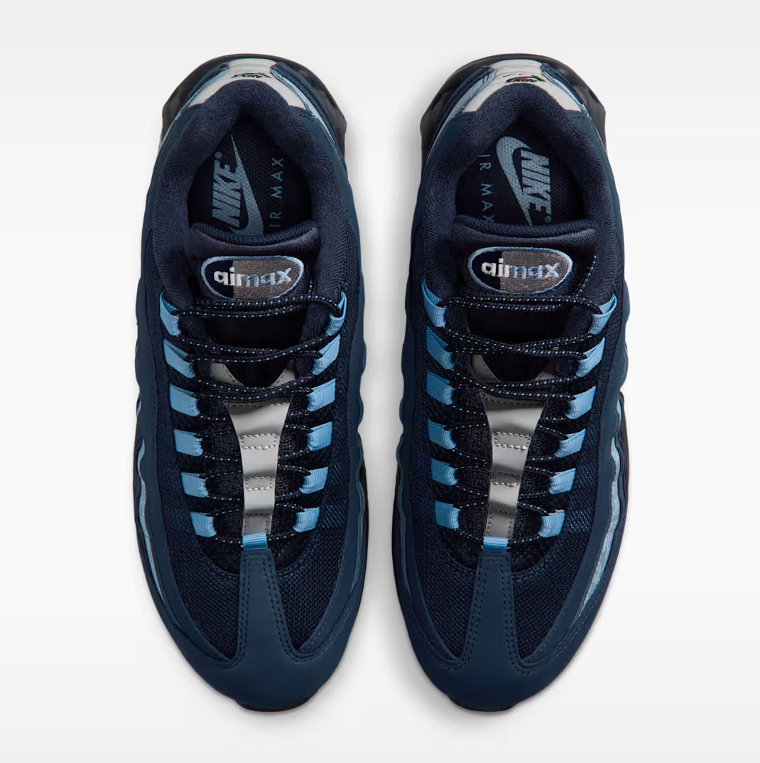 Nike Air Max 95 Work Blue Top Inside View