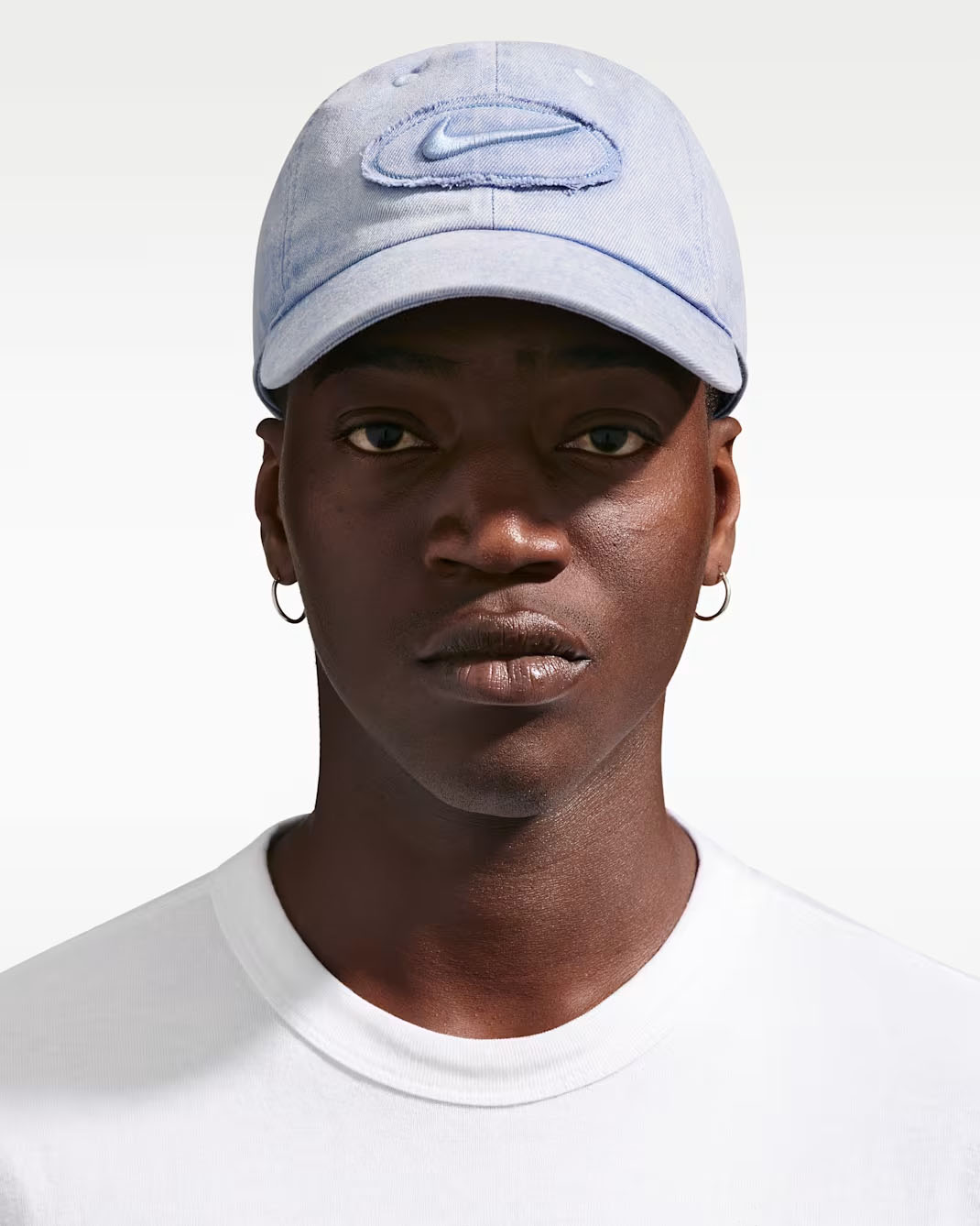 Nike Club Unstructured Denim Patch Cap Work Blue