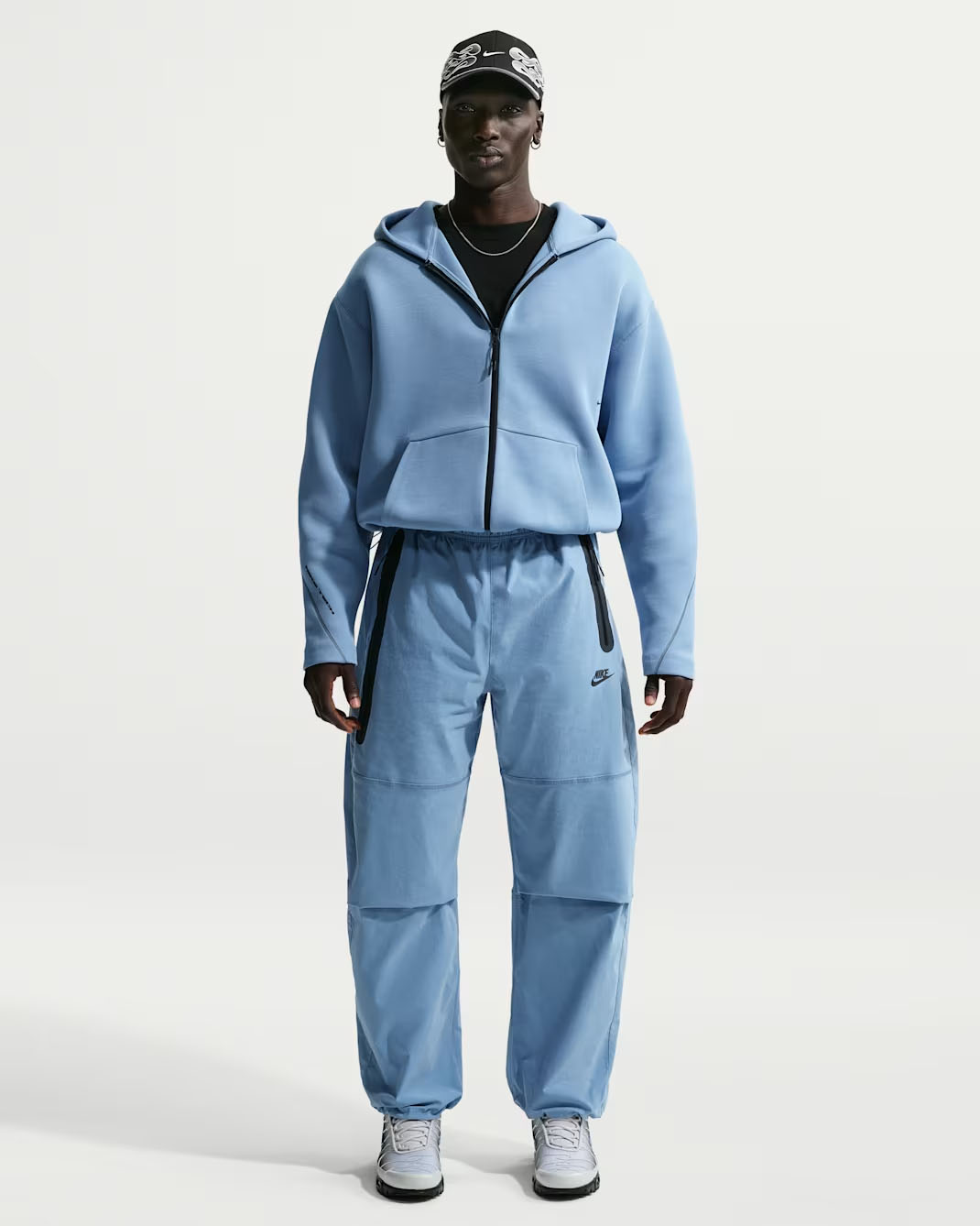 Nike Tech Men's Dri-FIT Woven Pants and Jacket Work Blue