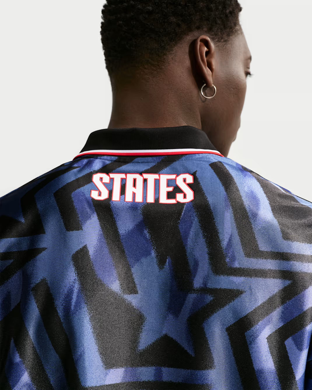 Nike USMNT Energy Men's Nike Dri-FIT Short-Sleeve Soccer Top Back View