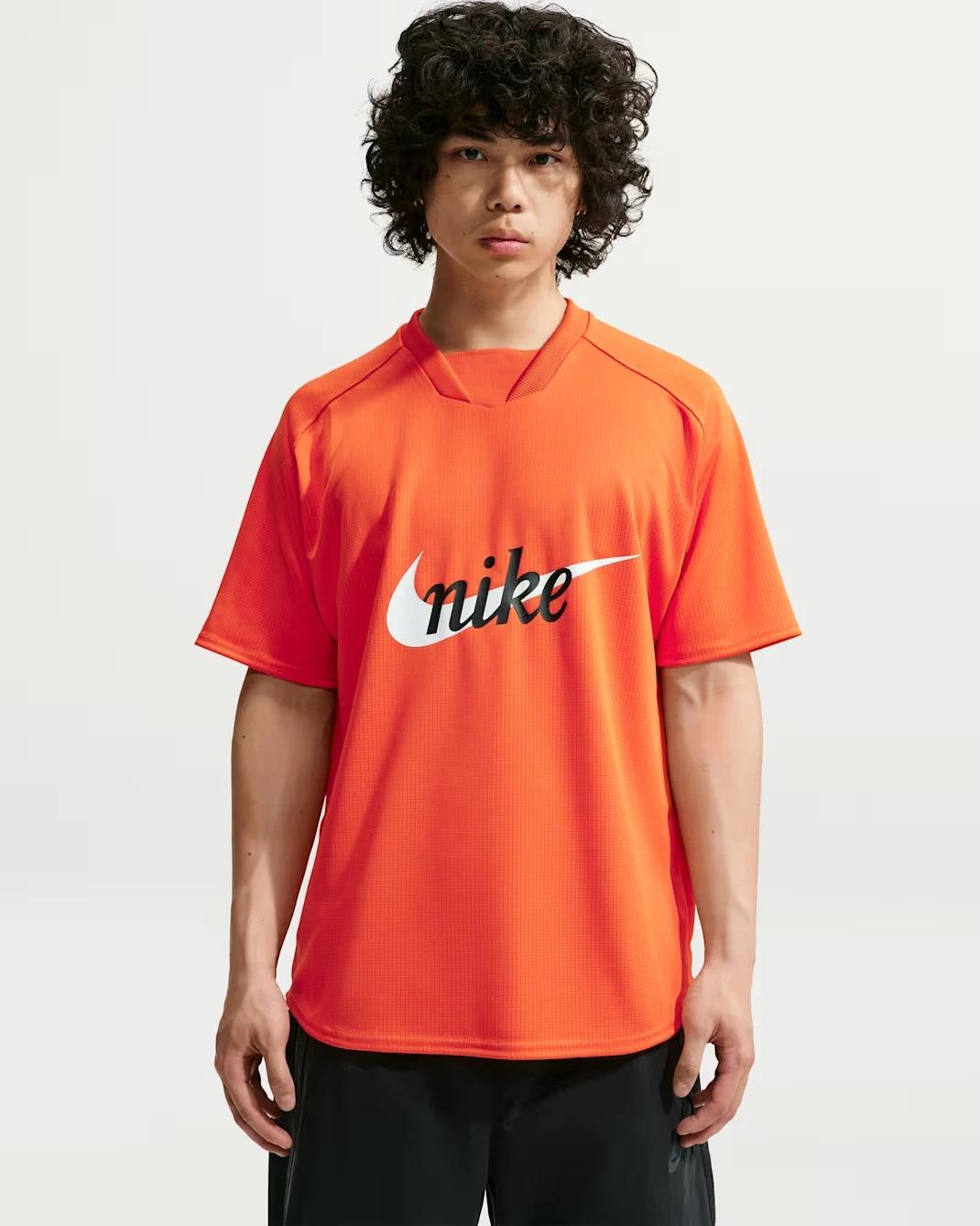 Nike Sportswear Club Jersey T-Shirt in Total Orange.