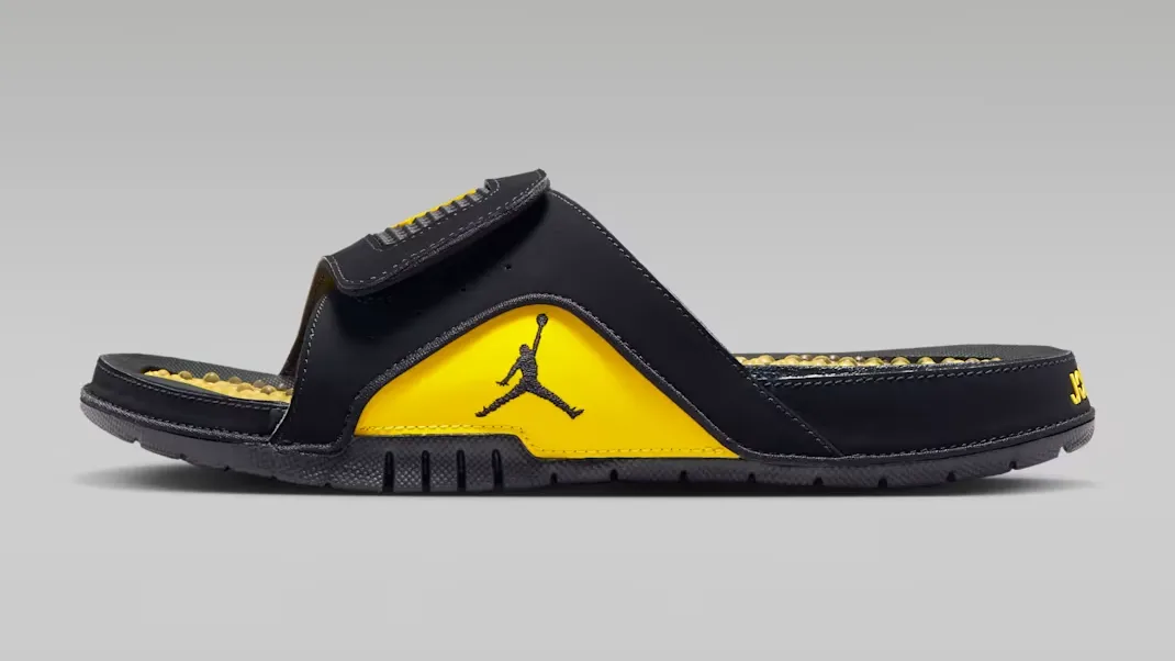 Jordan Hydro 4 Retro Men's Slides Black Tour Yellow Release Date Info and Where to Buy