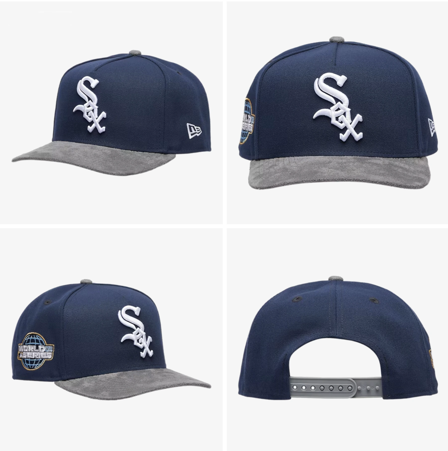 Chicago White Sox New Era 9FIFTY A-Frame Snapback Cap matching the Air Jordan 13 "Flint" (2026).