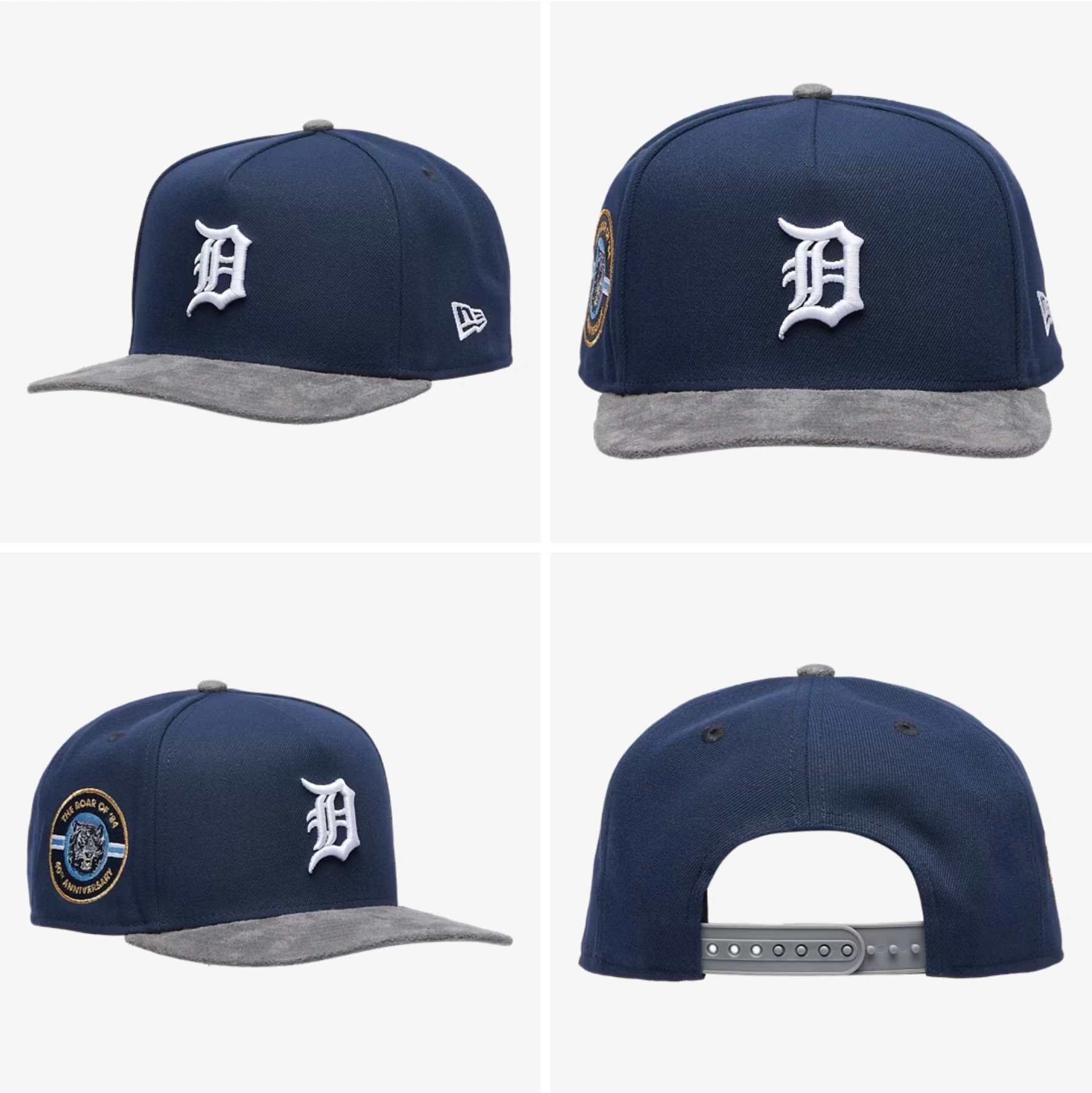 Detroit Tigers New Era 9FIFTY A-Frame Snapback Cap matching the Air Jordan 13 "Flint" (2026).