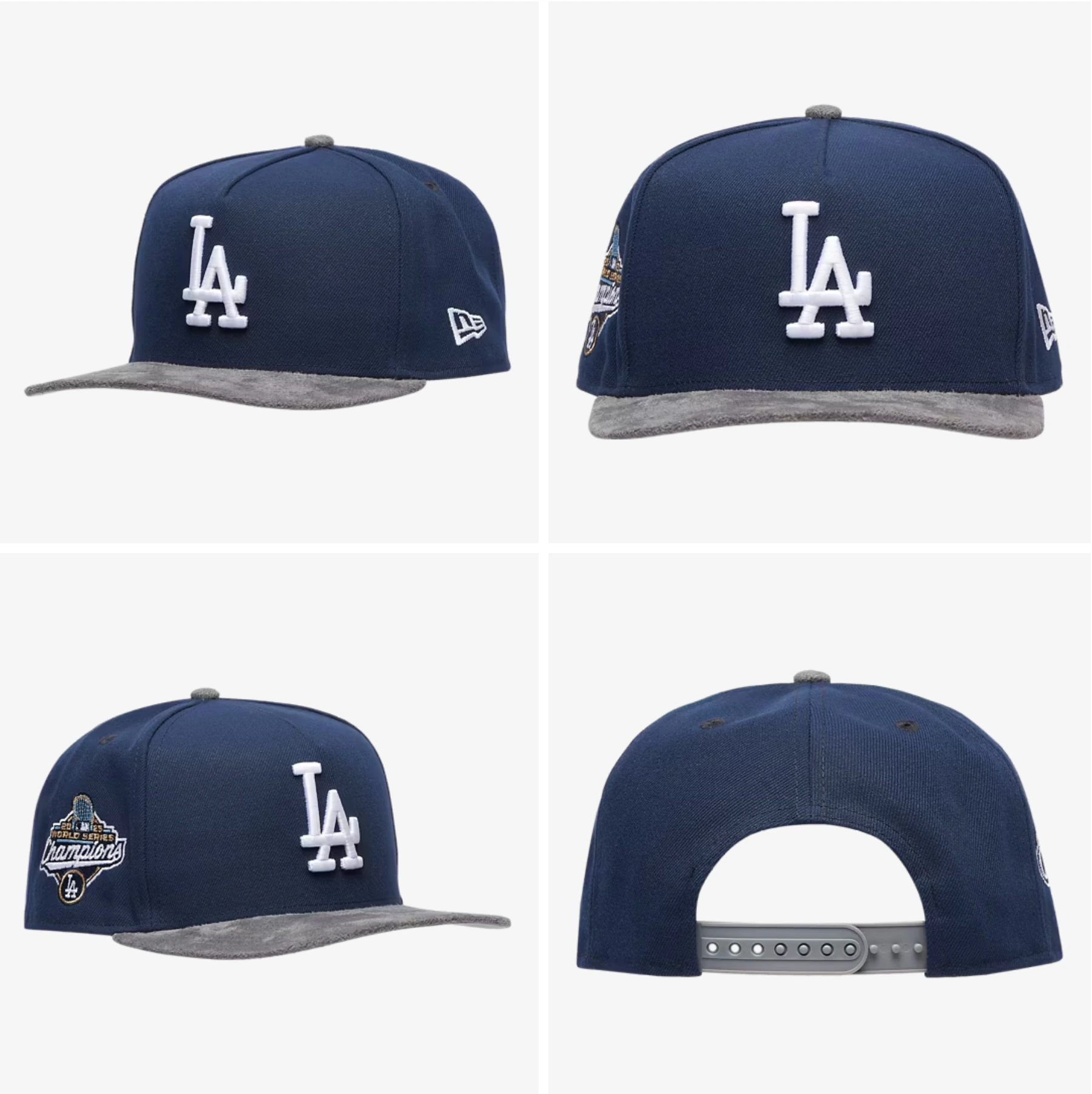 Los Angeles Dodgers New Era 9FIFTY A-Frame Snapback Cap matching the Air Jordan 13 "Flint" (2026).
