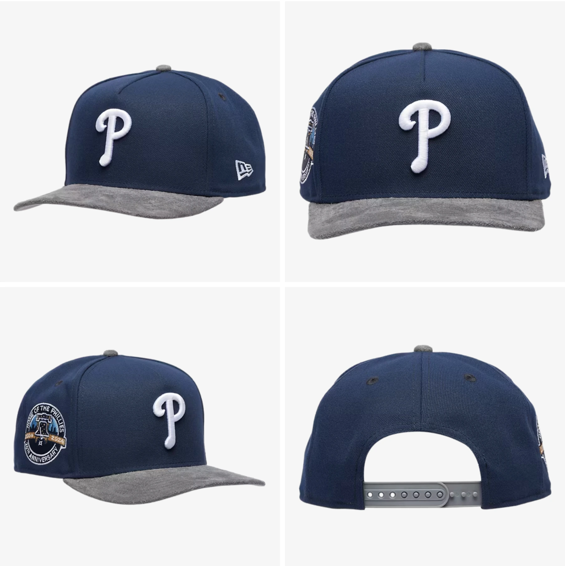 Philadelphia Phillies New Era 9FIFTY A-Frame Snapback Cap matching the Air Jordan 13 "Flint" (2026).