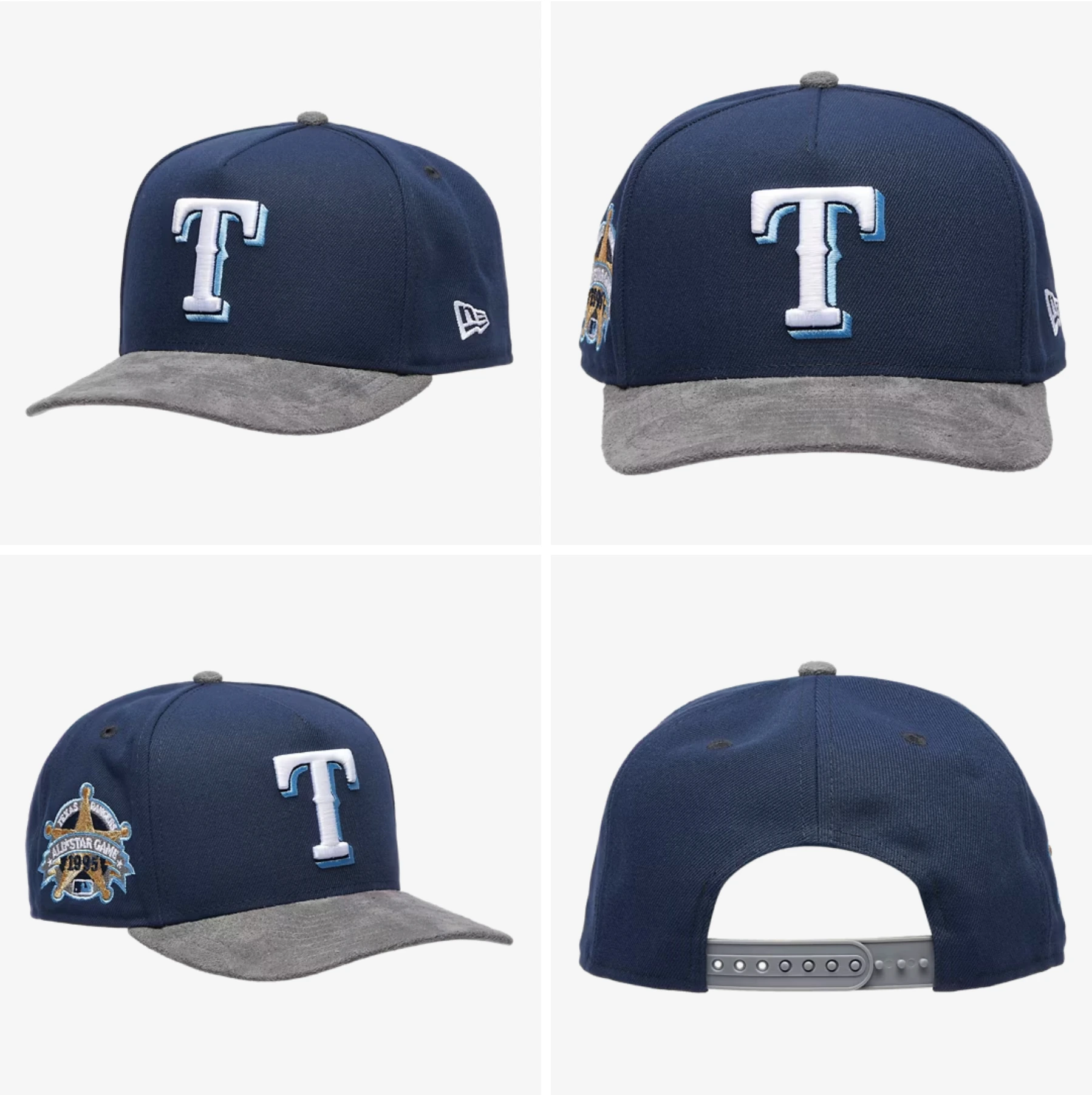 Texas Rangers New Era 9FIFTY A-Frame Snapback Cap matching the Air Jordan 13 "Flint" (2026).