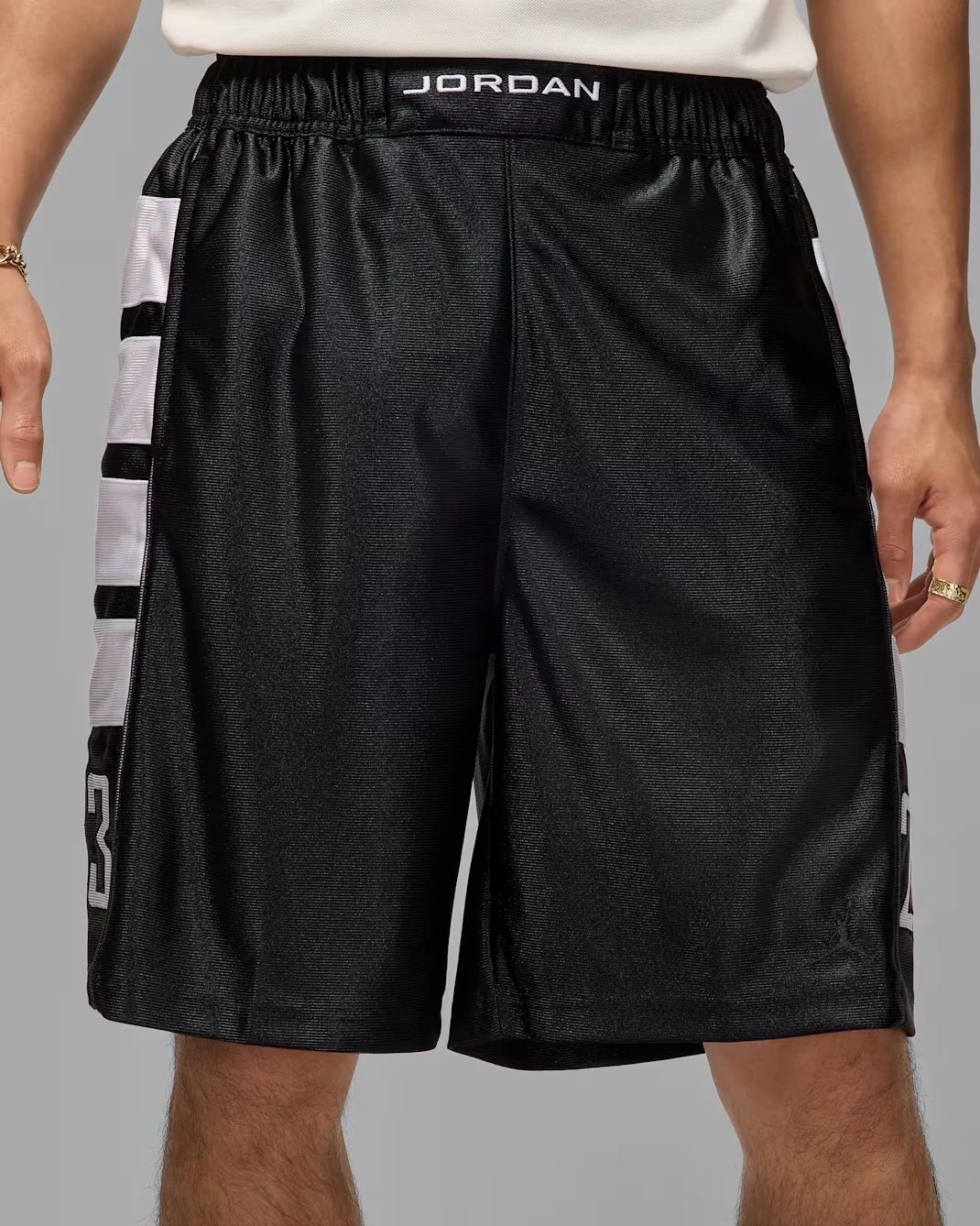 Jordan Brooklyn Cat Scratch Men’s Shorts in black and white