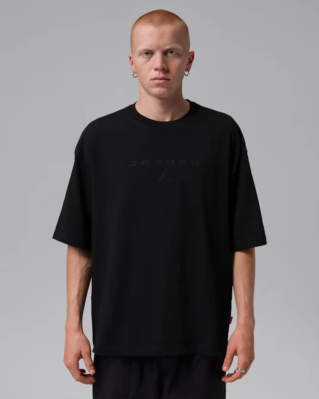 Jordan Flight Men's Oversized T-Shirt in Black/Black