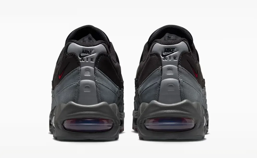 Nike Air Max 95 Black Tough Red heel view