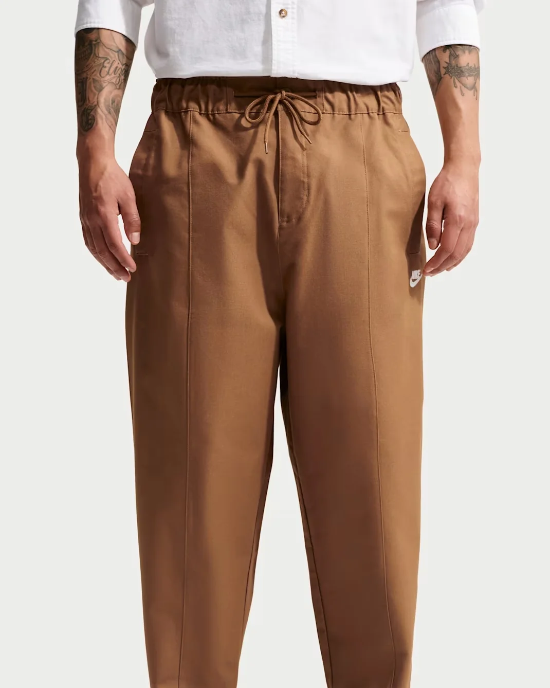 Nike Club Sneaker Pants in Ale Brown and White