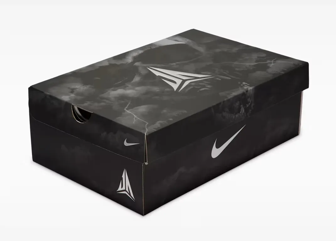 Black Nike Ja 4 NY vs. NY shoebox with Ja Morant and Nike branding.
