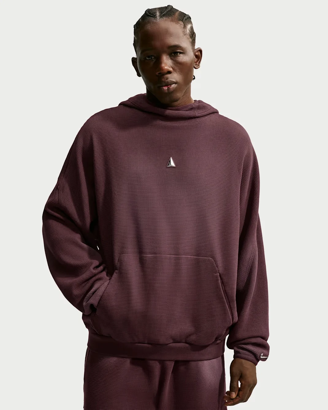 Nike Ja Morant burgundy pullover hoodie