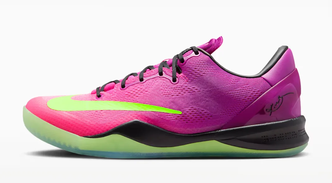 Nike Kobe 8 Protro Mambacurial Basketball Shoes Side View