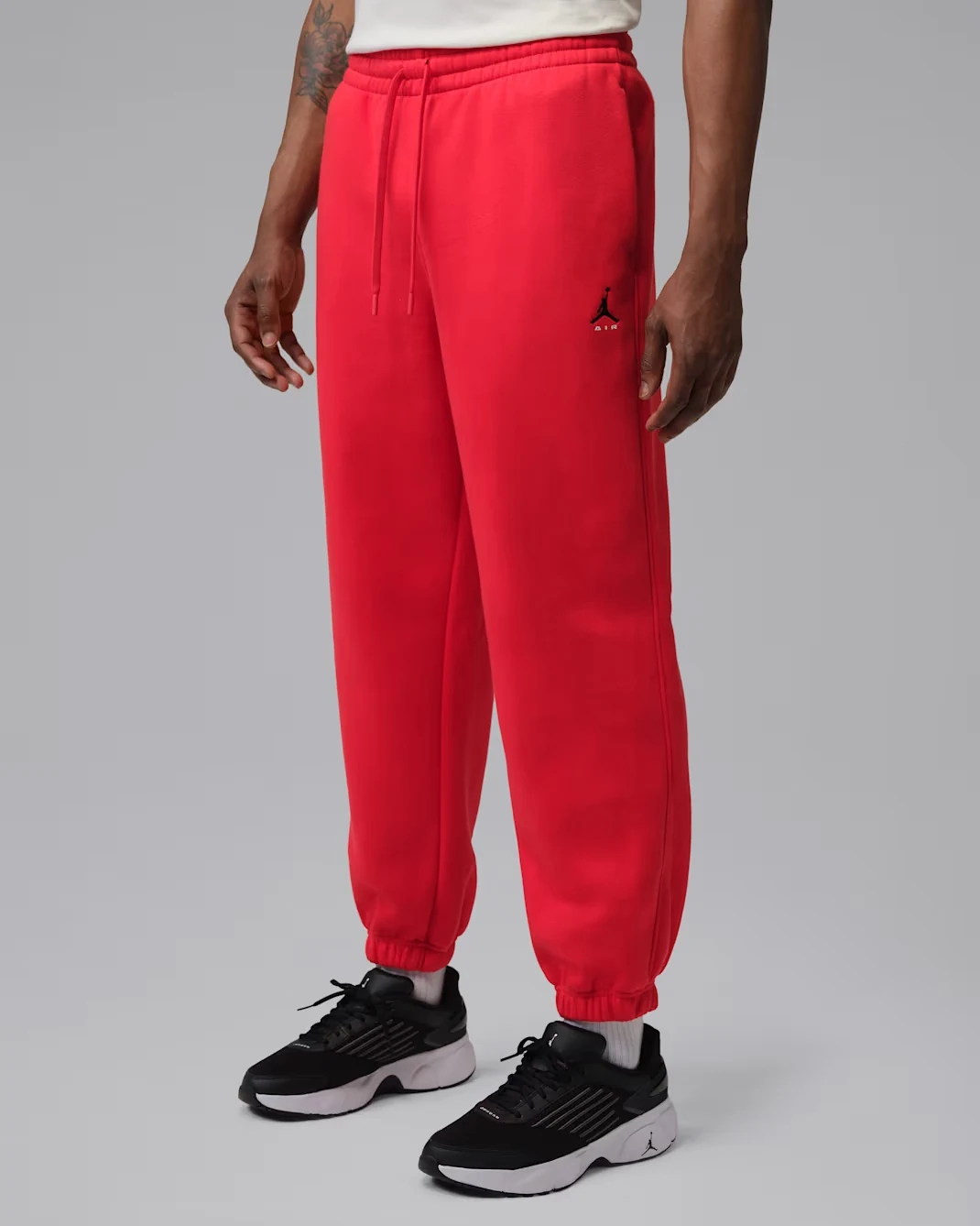 Jordan Brooklyn Men’s Pants in University Red and Black