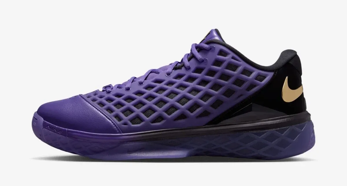 Where to buy Nike Kobe 3 Low Protro FC Barcelona in Black, Electric Purple and Metallic Gold