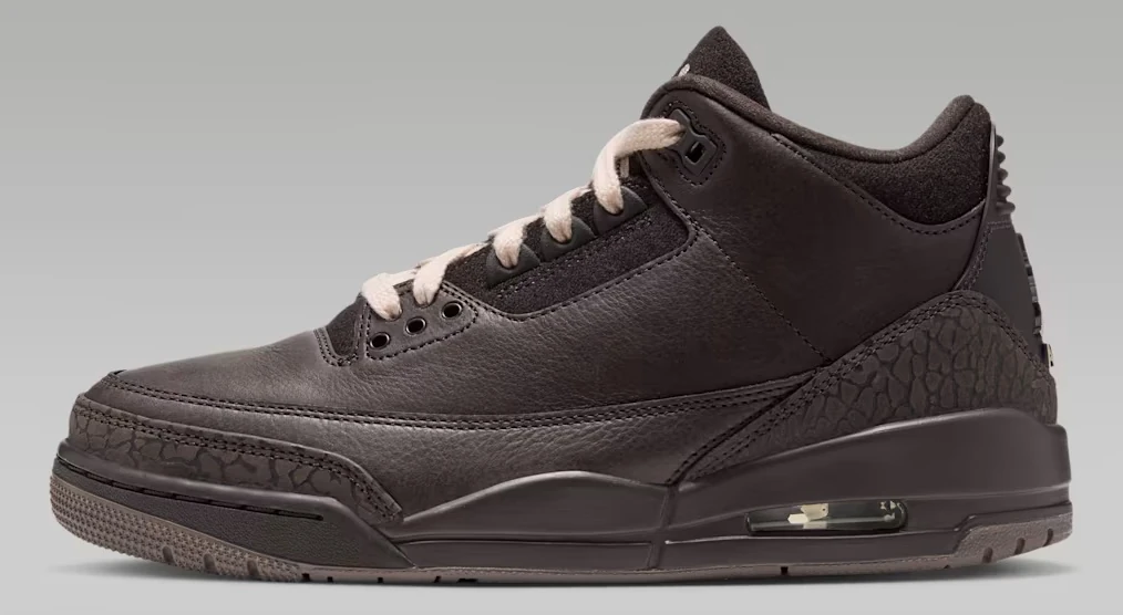 Air Jordan 3 “Fireside” in Velvet Brown, Light British Tan, Rust Pink and Pearl White