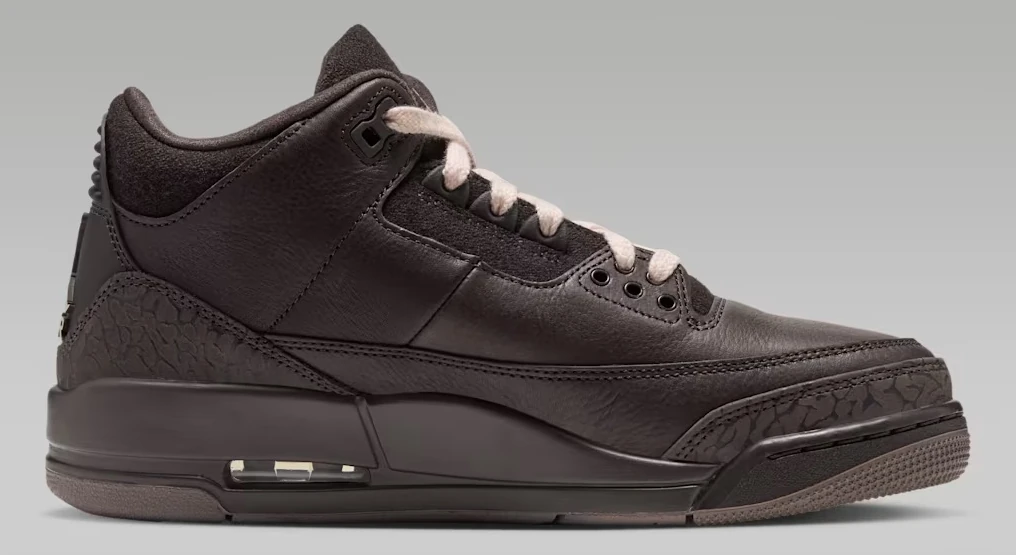 Air Jordan 3 “Fireside” Velvet Brown medial side view