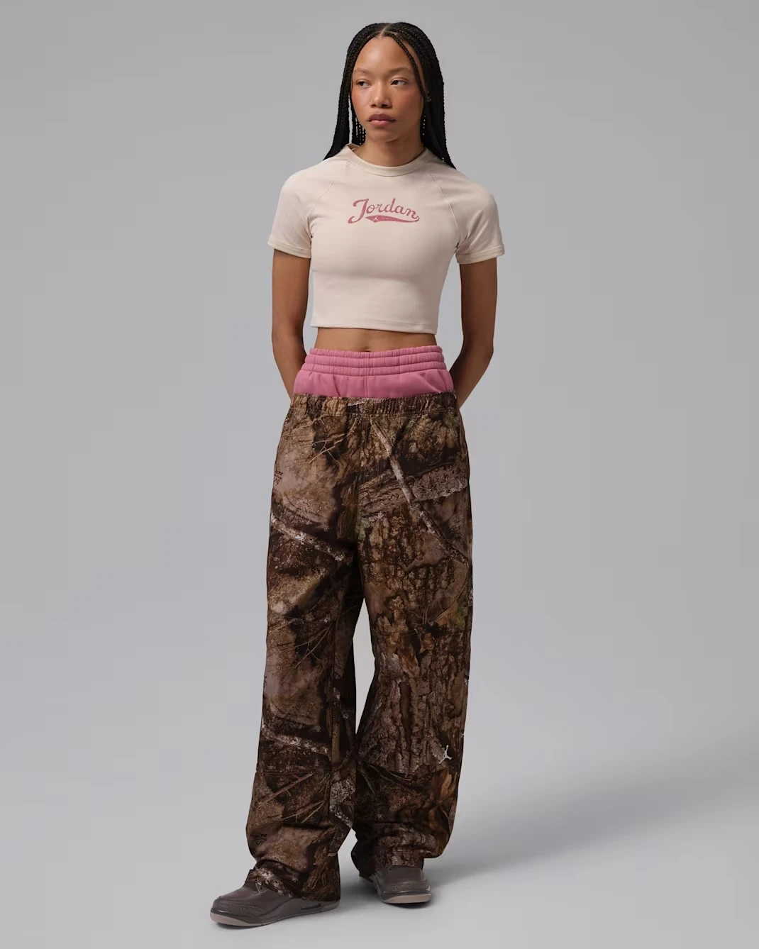 Air Jordan 3 “Fireside” styled with Jordan women’s apparel