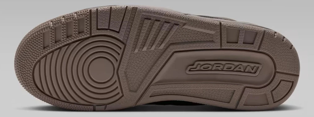 Air Jordan 3 “Fireside” Velvet Brown outsole view