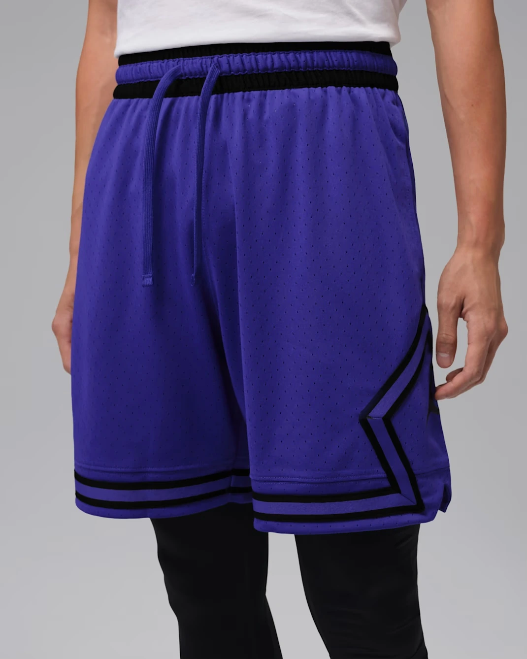Jordan Sport men's Light Concord mesh diamond shorts