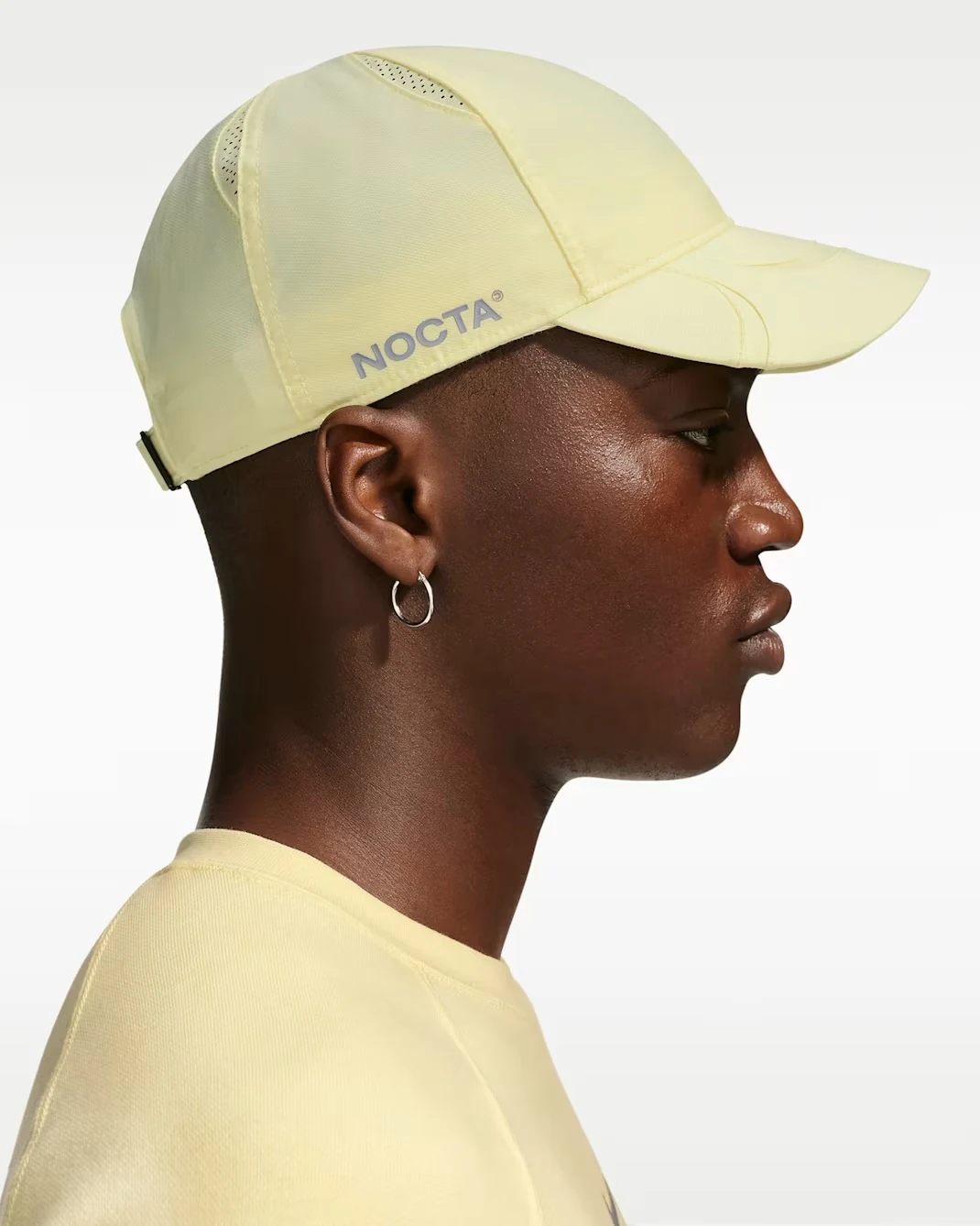 NOCTA S.S.C. cap in Alabaster and Platinum Tint side view