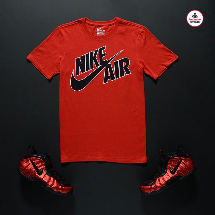 Nike Air Foamposite Pro University Red Shirt | SneakerFits.com